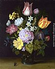Flowers in a Vase by Ambrosius Bosschaert the Elder